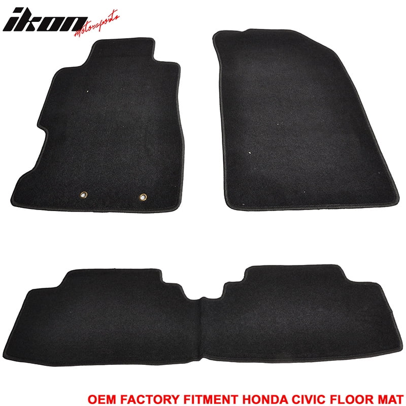 Factory Cutting Carpet Custom Fitment Floor Mats Black For 01 05