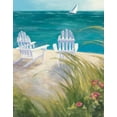 thumbnail image 2 of Gango Home Decor Coastal Regatta I & II by Julia Purinton (Ready to Hang); Two 11x14in Brown Framed Prints, 2 of 5