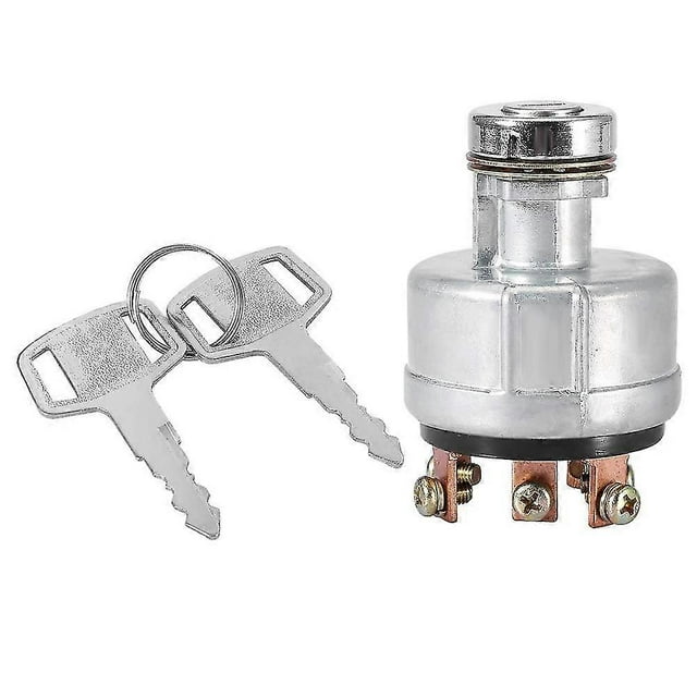 Interruptor de encendido, resistente al agua, con llave de arranque y 2 llaves para Kobelco Sk200-3, Sk200-5, Sk120-5, para automóviles, motocicletas y tractores.