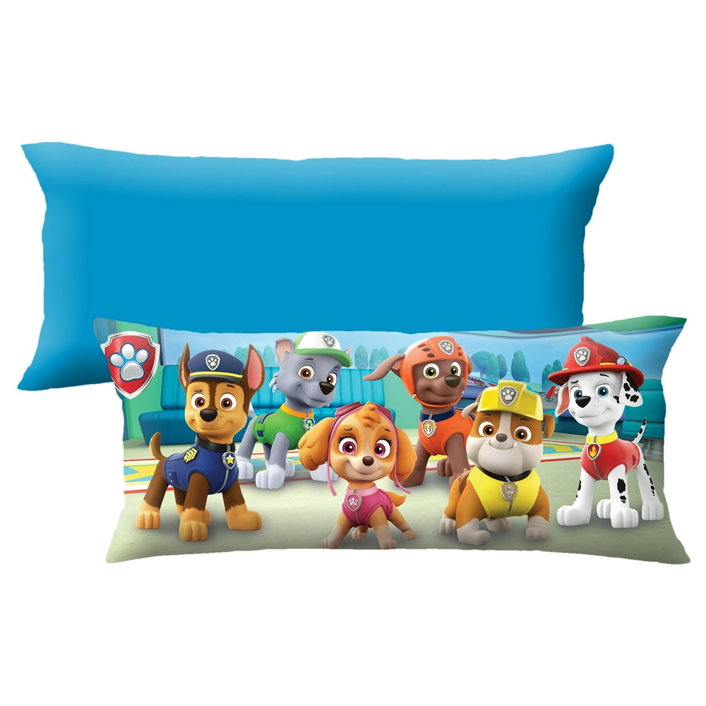 paw patrol pillow and throw set