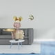 thumbnail image 2 of Estatua De Niña De Arte Moderno Con Bandeja Para Guardar Llaves Y Mini Figura De Mascota De Té China De Latón, Decoración Creativa De Resina Para Dormitorio, Mesa, Entrada, Mueble De TV,, 2 of 8