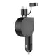 thumbnail image 2 of DQrwqpou Adaptador Cargador Coche 3 en 1 60 W Puerto Dual 60 W 3 en 1 para (negro), 2 of 8