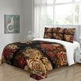 thumbnail image 3 of Home Bedclothes Romantic Rose Printed Duvet Cover Set Girl Woman Elegant Bed Set Bed Gift,King (90"x104"), 3 of 6