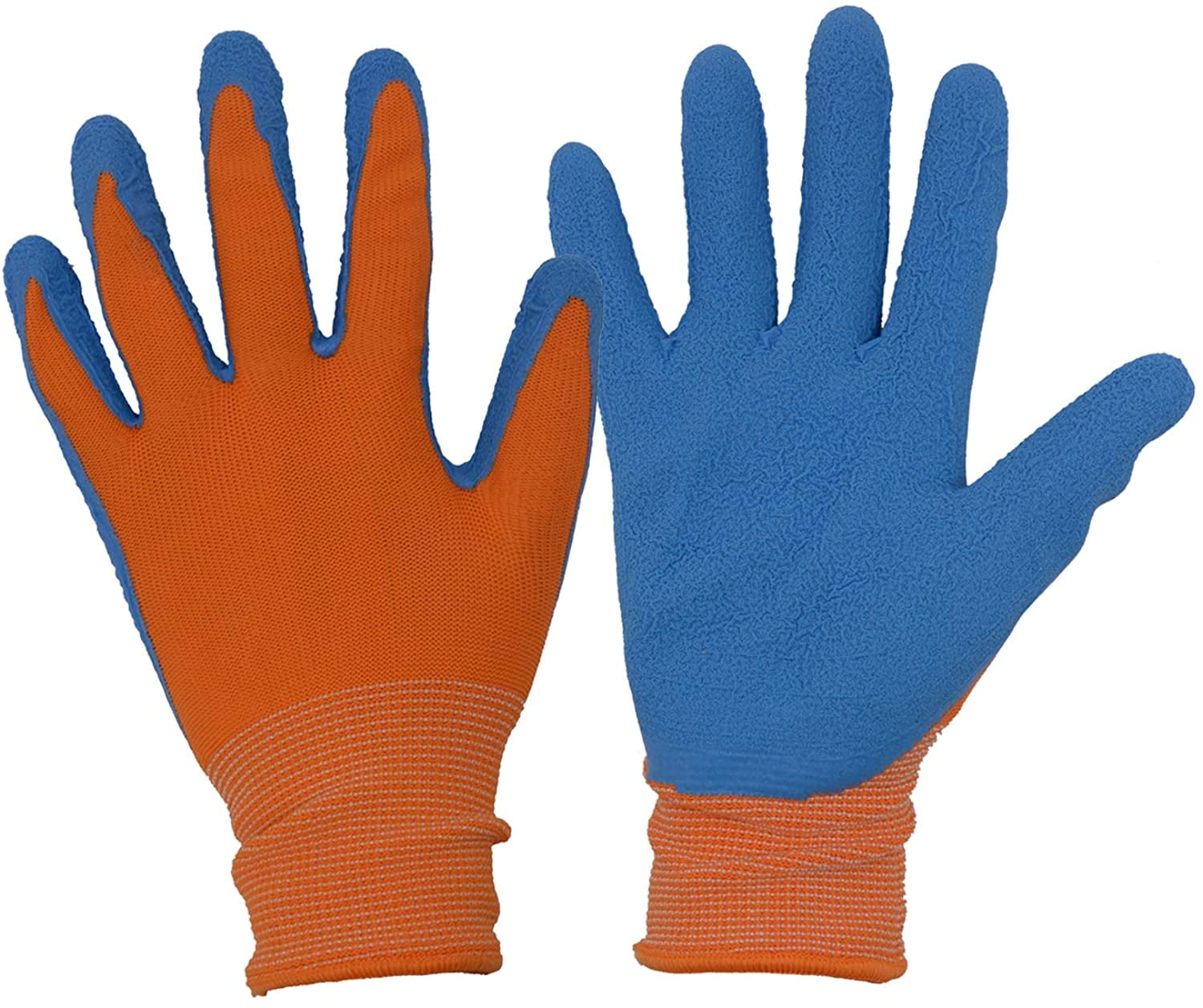 2Pairs Kids Gardening Gloves Foam Rubber Coated Childrens Garden Work Gloves 