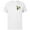 White, variant on Disney Alphabet Monogram Letter P for Peter Pan - Short Sleeve Cotton T-Shirt for Adults - Customized-Black