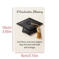 thumbnail image 3 of kjfeif Graduation Blessing Keepsake Card 3D Graduation Cap Pocket Hug Card Inspirational Graduation Wallet Card for High School College Graduation for Family Kids Friends, 3 of 6