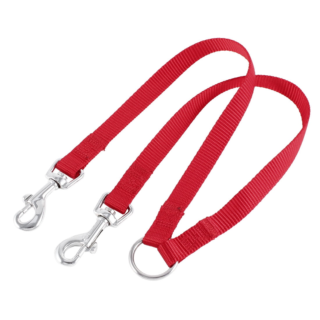 Nylon 15mm Width Walk Double Dog Dual Lobster Clasp End Pet Leash Red Walmart Canada