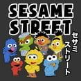 thumbnail image 2 of Men's Sesame Street Kawaii Characters Group  Graphic T-Shirt, 2 of 5