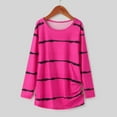 thumbnail image 4 of Ketyyh-chn99 Kids Girls Tunic Tops Crewneck Soft Solid Color Long Sleeve Comfortable Casual Pullover Sweatshirt Tee Blouses Autumn Clothes Hot Pink,XL, 4 of 4