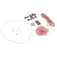 thumbnail image 1 of DIY Flor Diadema BLESIY Kit de fabricación de zos para el cabello Kits para hacer diademas onduladas DIY Rosado, 1 of 8