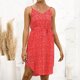 thumbnail image 5 of Vestido de mujer con estampado casual de verano sin mangas con estampado de punto de fiesta de vacaciones Fridja  nalpqowj4760, 5 of 6