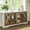 White&Barnwood, variant on Merluxy 63" Buffet Sideboard Cabinet with Storage, Large Modern Farmhouse Cabinet with 4 Doors