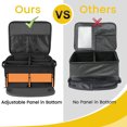 thumbnail image 5 of 2 Layer Golf Trunk Organizer, Waterproof Car Golf Locker with Separate Ventilated Compartment for 2 Pair Shoes, Durable Golf Trunk Storage for Balls, Tees, Clothes, Gloves, Accessories, Golf Gifts, 5 of 7