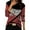 Red, variant on Womens Long Sleeve T Shirts Tops Fashion Casual Crewneck Leopard Print Flannel Brushed Fall Clothes for Women Tees Blouses Black 2XL
