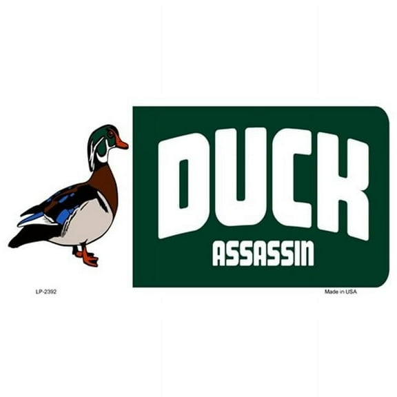 LP-2392 Duck Assassin Hunting License Plates Tags
