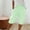 Mint Green, variant on Endives Womens Linen Pants Striped Print Elastic High Waisted Casual Beach Shorts Cropped Pant With Pockets