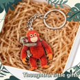 BESTSKY Punch Monkey Plush Keychain,Monkey Key Ring Bag Charm,Acrylic ...