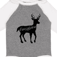 thumbnail image 4 of Inktastic Pennsylvania Black Deer Silhouette Boys or Girls Long Sleeve Baby Bodysuit, 4 of 5