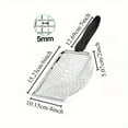 thumbnail image 3 of 2 Pcs Anti Slip Cat Litter Spoons - Stainless Steel, 2mm and 5mm Fine Mesh Cat Litter Spoons, Easy To Clean, Pet Supplies, Textiles & Soft Furnishings, 3 of 5