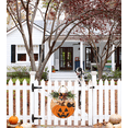 thumbnail image 3 of Halloween Wooden Hanging Sign Halloween Pumpkin Welcome Sign with Bow Vintage Halloween Door Hanger Sign for Farmhouse Home Window Outdoor Wall Party Decoration Supplies, 3 of 6