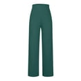 thumbnail image 4 of LYXSSBYX Jumpsuits for Women Dressy Women's Spring and Summer Fashion Solid Color Casual Loose Breathable Stretch Casual Outdoor Wide Leg Pants, 4 of 6