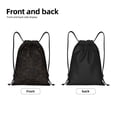 thumbnail image 2 of Yiaed Autumn Leaves1 Print Drawstring Bags Drawstring Backpack Bulk String Back Pack Gym Sport Bag-Small, 2 of 5