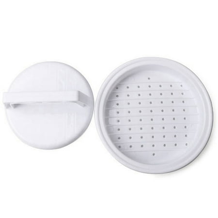 

Round Shape Hamburger Press Plastic Hamburger Meat Beef Grill Press Patty Maker Mold Mould Kitchen