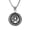 Silver Gemini, variant on Unisex Stainless Steel Vintage Cool Hip Hop Hollow 12 Constellations Zodiac Round Pendant Dog Tag Animal Charm Horoscope Amulet Necklace Taurus