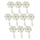 thumbnail image 2 of 10x Adornos Accesorios Decoración Bolsa Accesorios Ropa Ramo Regalo plata, 2 of 9