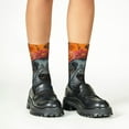 thumbnail image 4 of Fuzoiu Sunflower Black Dog Print Kids Socks For Boys Girls,Grip Crew Socks with Non Slip,Lightweight Stretch Crew Socks,Toddlers Crew Boot Socks, 4 of 5
