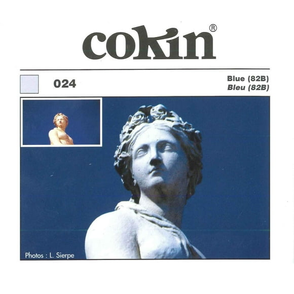 Filtro Cokin P024 Blue (82B) para fotógrafos de cine