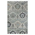 thumbnail image 2 of Superior Oriental Vintage Floral Damask Power-loom Indoor Area Rug, 7'x9', Deep Royal, 2 of 6