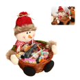 thumbnail image 3 of Injueey Cesta de mimbre de caramelo tejida a mano de Navidad, caja de embalaje de regalo, cesta de fruta de Papá Noel de dibujos animados, Kits de decoración para fiestas No. 4, 3 of 6