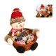 thumbnail image 4 of Inteprter Candy Basket Desk Decor Xmas Ornament Sugar Gift Baskets Multipurpose Bamboo Holder Holiday Supplies Workmanship Fine Kits de decoración para fiestas No.1, 4 of 6
