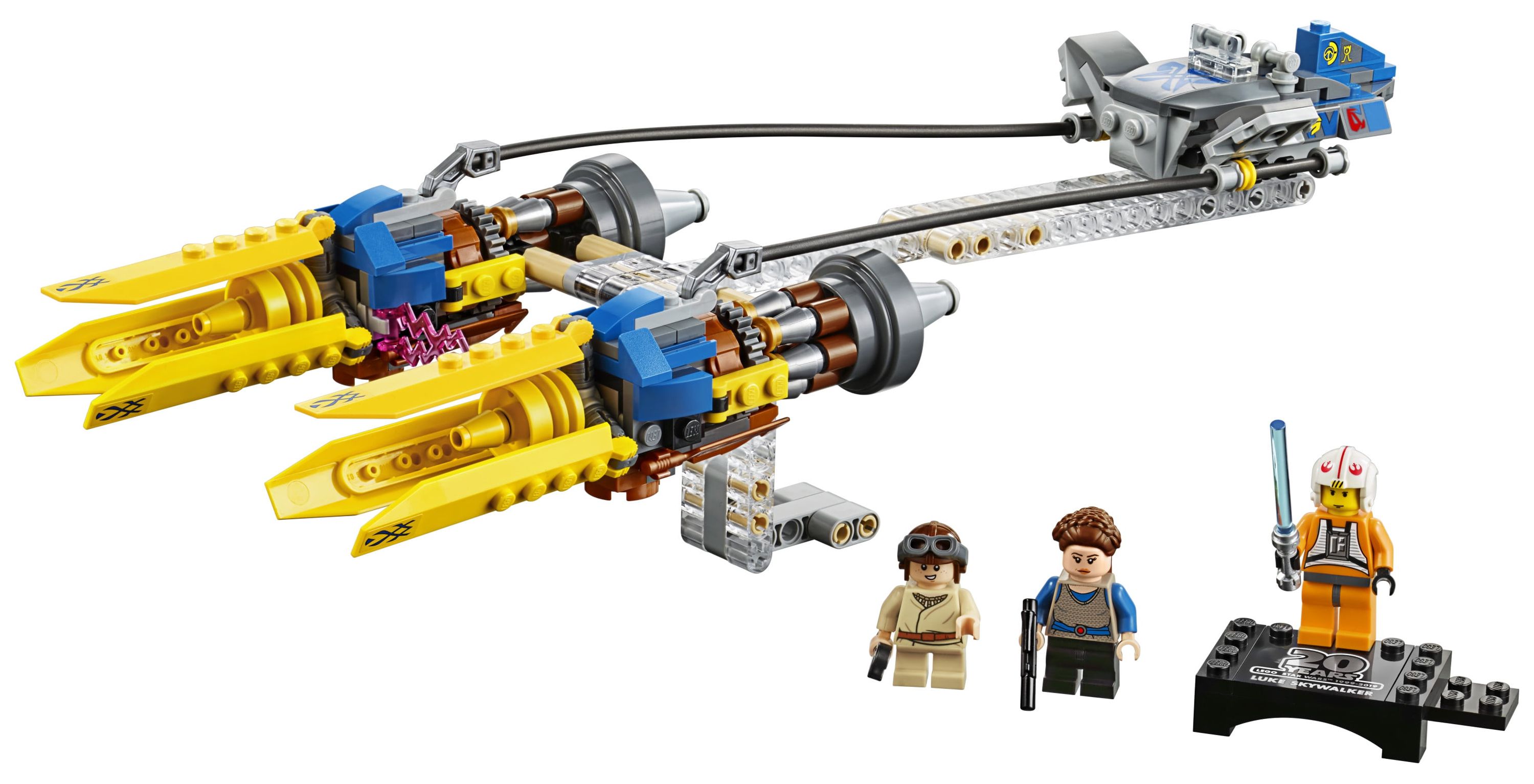 LEGO Star Wars 20th Anniversary Edition Anakin's Podracer Vehicle Building Set 75258 - image 3 of 6