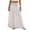 White, variant on Lmueinov Womens Maxi Skirts Boho High Waisted A Line Flowy Long Skirts for Women Cotton Linen Skirts Lightweight Beach Vacation Daily Outfits