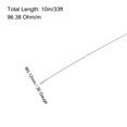 thumbnail image 2 of 2pcs 36 Gauge Nichrome 80 Heating Resistance Wires 33ft High Temperature for Electronic Components, 2 of 4