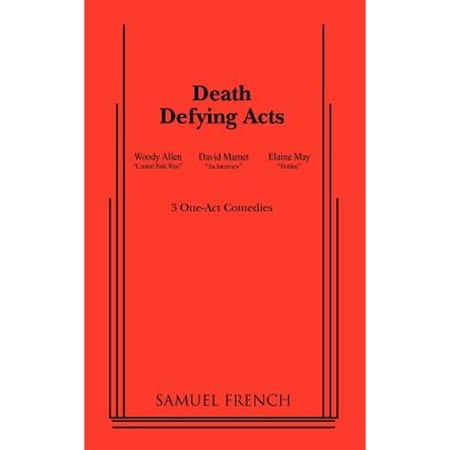 Pre-Owned Death Defying Acts : 3 One-Act Comedies 9780573695391 Used