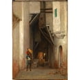 thumbnail image 2 of William Sartain 11x14 Gold Ornate Wood Frame and Double Matted Museum Art Print Titled - Algerian Water Carrier (After 1874), 2 of 4