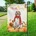 thumbnail image 3 of Happy Thanksgiving English Setter with Turkey Pumpkins Autumn Vibes Garden Flag 12x18in Double Sided Dog Lover Outdoor Decor - 12018, 3 of 5