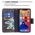 thumbnail image 3 of PENGXIANG Compatible with  13 Detachable Magnet Zipper Wallet Leather Case Cash Pocket with Multiple Card Slots Holder Wrist Strap Removable Cover, 3 of 8