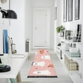 thumbnail image 4 of Yayeee Runner Rug for Bedroom 2'x6' Machine Washable Hallway Non Slip Mat, Pink Cartoon Halloween, 4 of 8