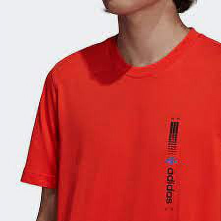 Adidas Men Graphics Symbol Tee, Semi Solar Red, Small