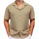 thumbnail image 1 of pstuiky camisetas de hombre, Camisa de punto de manga corta para hombre, cárdigan informal con botones y solapa de manga corta. camisetas de hombre xl, 1 of 8