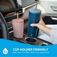 thumbnail image 2 of GROSCHE JASPER Insulated Tumbler with Straw - 23oz, Mountain Blue, 2 of 6