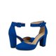 thumbnail image 4 of Zapatos de Tacón Angela para Mujer DREAM PAIRS en Ante Azul Real con Tacón de 8.5 cm, 4 of 7
