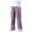 Purple, variant on DJDLJWCJ Teen Boys School Uniform Pants Straight Fit Wide Leg Cargo Pants Elastic Waist Comforty Lightweight Pants Purple Size 9