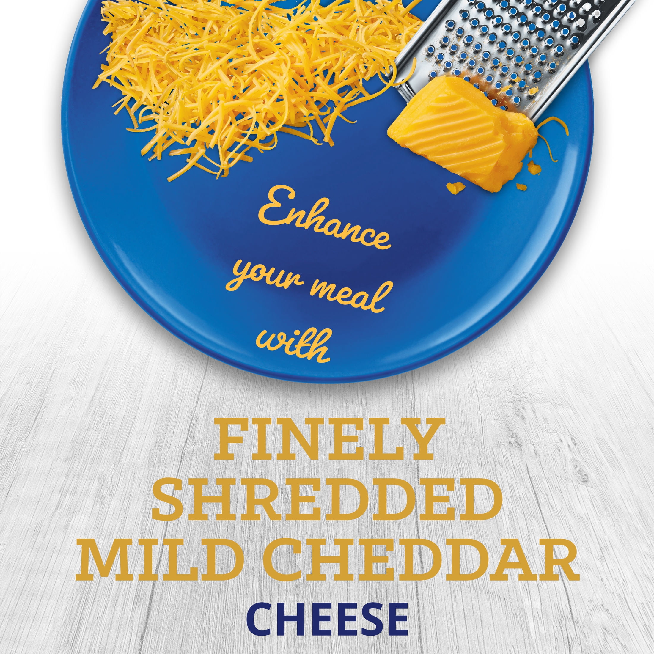 Kraft Natural Mild Cheddar Finely Shredded Cheese, 8 oz Bag