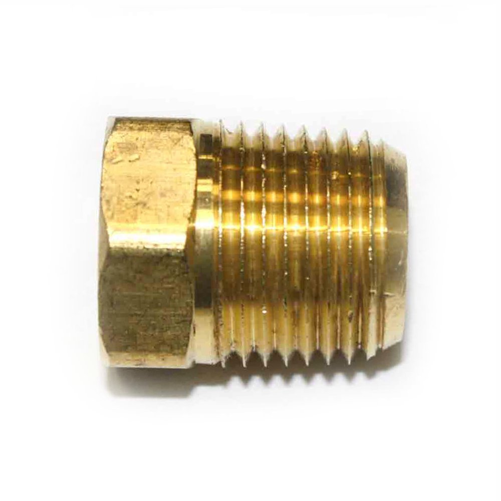 FB804 1 2 Inch NPT Male X 1 4 Inch NPT Female Brass Hex Bushing