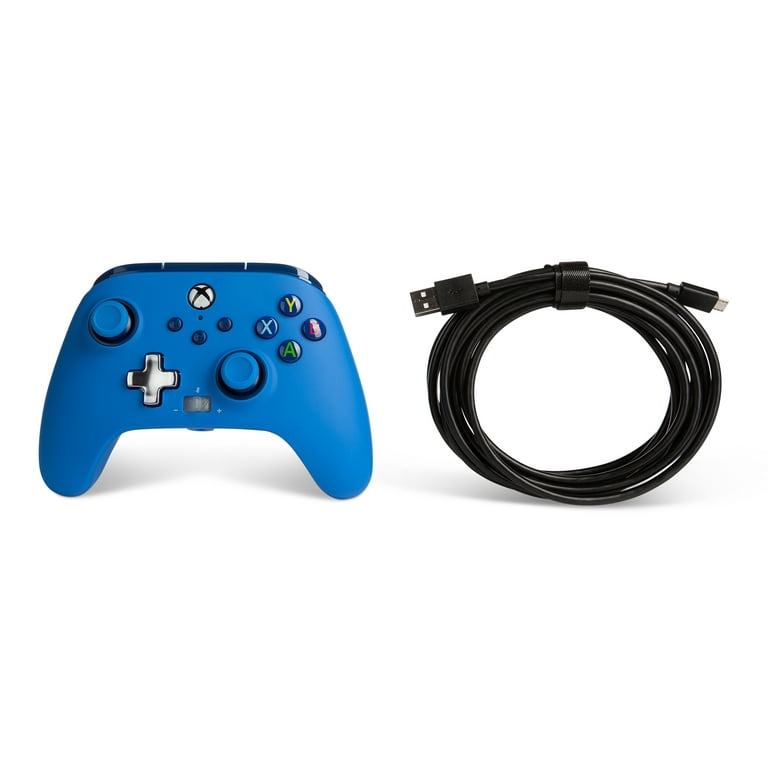 PowerA Enhanced Wired Controller for Xbox Series X|S - Blue, Officially  Licensed for Xbox